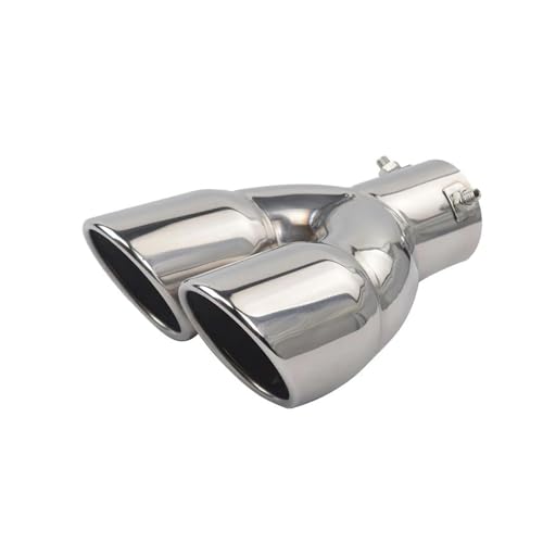 Tuyau gorge queue modifié universel double sortie 63mm pour look sportif de voiture