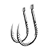 SHUTING2020 hameçon 10 Morceaux d'expédition en Acier au Carbone Haute mer océan Rocher Crochet Crochet acharné Accessoires de Crochet de Poisson Lin Barbecue Fish Hook (Color : 10pcs No.12)
