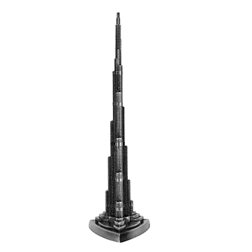 Tower Ornaments Tower Model Ornament Arts Craft Office Home Desktop Decor Höjd Miniatyr Burj Khalifa Tower
