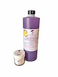 Extravaganza Nails Extra Beauty Nail Liquid Monomer 16oz Mango Aroma Quick Dry (Free, Polymer Acrylic Clear Non Burn Non Acid Primer), Purple