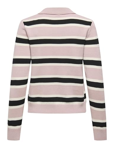 Polo Onllondon de punto suave con rayas horizontales clásicas 2