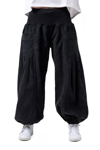 Pantalon bouffant Aladin en velours pour en finir avec les vêtements serrés