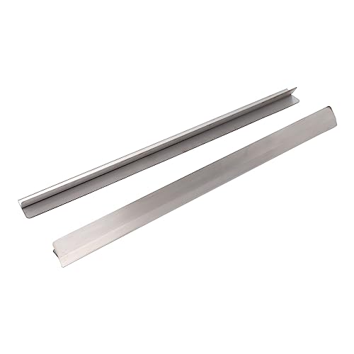 YOUTHINK Cubierta de Contador de Estufa de Acero Inoxidable de 2 Piezas con Función de Limpieza Fácil para Cocina/balcón