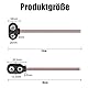 Leloco 20pcs Batterieclip 9-Volt Block Batterie Akku I-Typ T-Typ Clip Snap 9v Batterie Anschluss mit 15cm Anschlusskabel