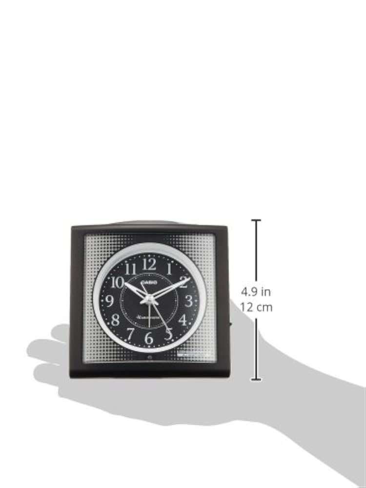 V014総欅板材M16アイボルト付電波目覚まし時計（カシオTQT−351NJ使用 TQT-351NJ-1JF | CASIO