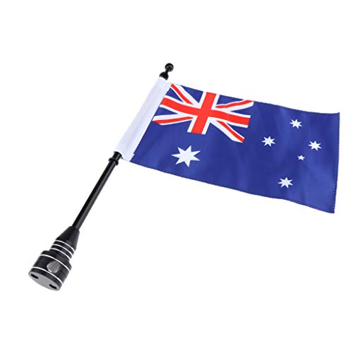 MERIGLARE Porta-bagagens Retrô de Bandeira Britânica para Motocicleta
