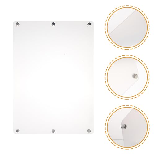 Tableau blanc magnétique pour réfrigérateur en acrylique transparent