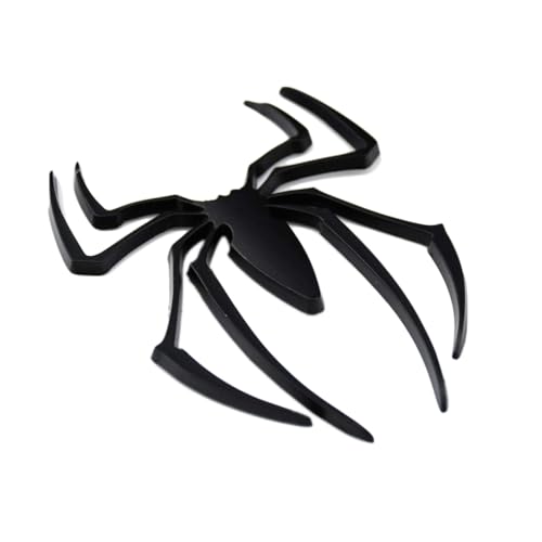 Image of 3D Metal Black Widow Spider Emblem Badge with Adhesive for Can-Am Spyder F3 RT R 600