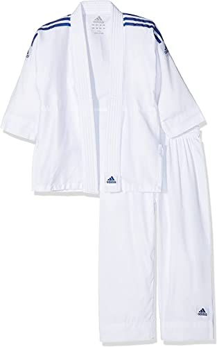 adidas 200 Evolution Kimono de Judo Homme, Blanc, FR : 2XL (Taille Fabricant : 150/160)