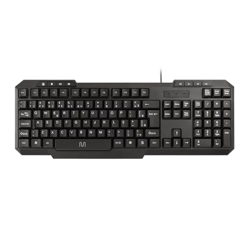 Teclado Com Fio Slim Multi (Multilaser) Resistente à Água com Conexão USB - TC206