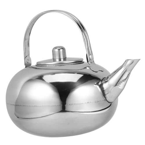 KICHOUSE Stovetop Kettle 2l Insulated Stainless Steel Pot Tea Pot for Kitchen Restaurant Hotel