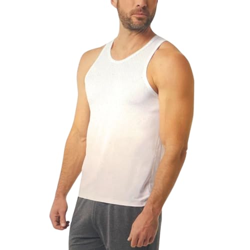 32 Degrees Comfort Mesh Tank Top, 3 Pack, Small White2