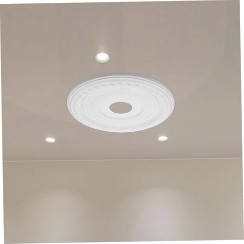 Médaillon de plafond en PU blanc multi-usage Anneome durable - 8