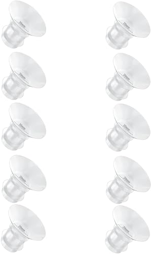 Image of Flange Inserts 20mm for Medela,Spectra 24mm Shields/Flanges,Compatible with Momcozy S12 Pro/S9 Pro/S9/S12 Wearable Breast Pump,Reduce 24mm Nipple Tunnel Down to 20mm,10PCS