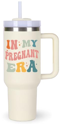 momocici Pregnancy Cup Tumblers Gifts.40oz In My Pregnant Era Tumbler