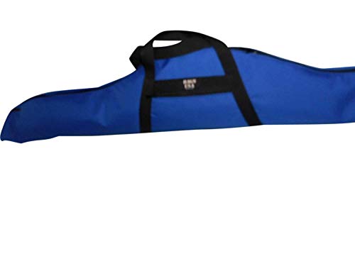 WaterSki bag holds 1 ski side pocket for gloves, 69 inch long Made in USA (Blue)