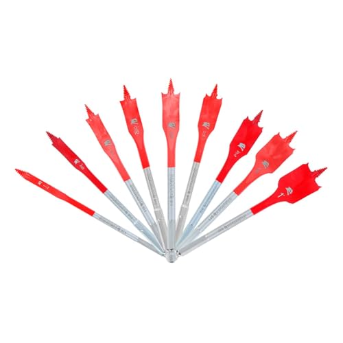 Diablo 9 Piece Spade Bit Set - Speed-TIP and Curved Paddle Design - DSP2930-S9