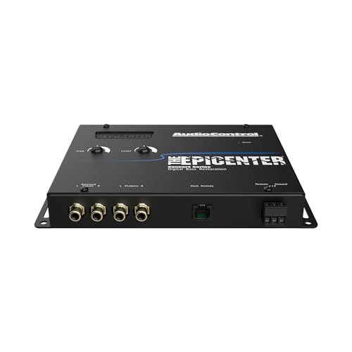 AudioControl Epicenter Digital Bass Control Processor, Car Audio Enhancer with Wired Remote Control (Black)