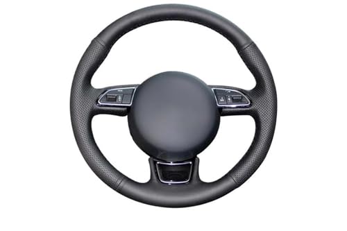 Cubierta Volantes Auto Funda Para Volante Para A3 A4 A5 A6 A7 RS 7 S6 S7 S8S Protección Para Volante Accesorios Cosidos Mano
