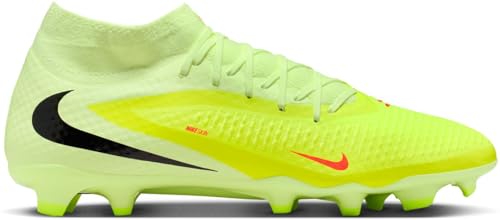 Nike Phantom 360 DF Acad Fg/MG, Scarpe da Calcio Uomo, Hyper Crimson Black Limelight, 42.5 EU