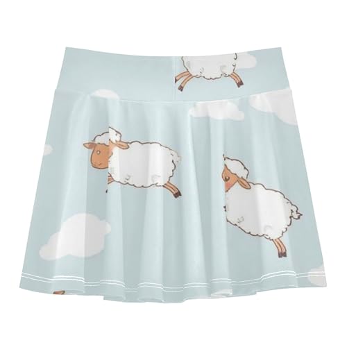 Joisal Girls Skorts Athletic Shorts Cartoon Style Tennis Skirts Toddler 2 in 1 Flowy Skort 3t2