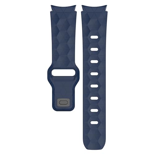 Image of WRIGSS Silicone Strap Compatible with Samsung Galaxy Watch 7 6 5 4 FE - No Gap Football Texture Band, Soft & Durable Replacement Wristband for 40mm 44mm Standard & Classic Models - Men & Women
