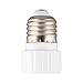 Produktbild E27 bis GU10 LED Glühbirne verlängern Sockel LED CFL Glühbirne Lampe Adapter Konverter Sockel ABS weiße Farbe Freeday-uk