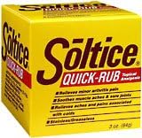 Soltice Quick Rub Topical Analgesic - 3 Ounces