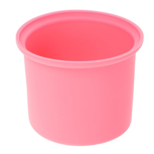 NOLITOY Doublure en Silicone pour Chauffe-Cire 200 Ml Bol Antiadhésif Rose Bord Relevé Revêtement Réutilisable pour Pot de Cire Facile à Nettoyer...