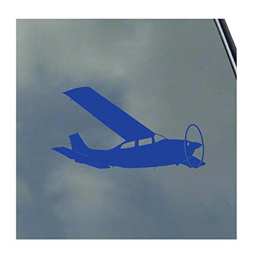 Cessna 210 Centurion Pilot in Flight Vinyl Sticker Decal Flight School Travel Training