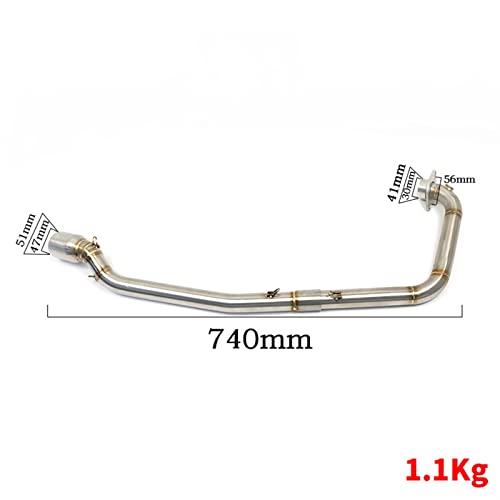 Échappement moto GSXR150 complet avec tube de raccordement avant et DB Killer - 4