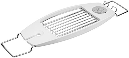 Amazon Basics Bathtub Caddy with Extendable Arms - White