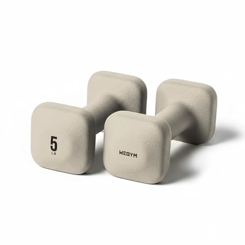 WeGym SafeGrip 5LB Square Dumbbells