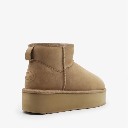 EMU Australia - Stinger Micro Flatform Womens Boot, Almond, UK 4 - Image 2