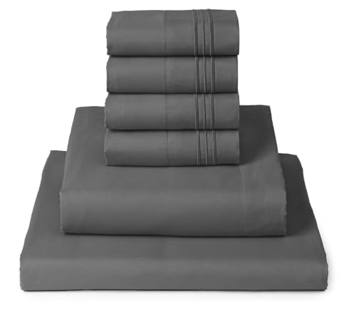 Mellanni Queen Sheet Set - 6-Piece Iconic Collection Bedding