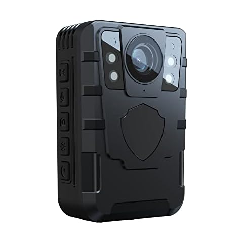 ONCHEER 1296P Police Body Camera: Wearable Vedio Audio Recorder Cams with 64G SD Card, Remote Controller, Portable Waterproof Night Vision Action Bodycam, Contious Recording 10h for Law Enforcement Cover
