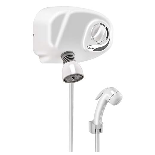 Ducha Com Pressurizador Potenza 4 Temperaturas Cardal Branco Pequeno