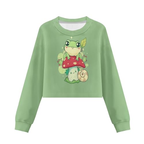 Ystardream Stylish Girls Long Sleeve Crop Tops Versatile for Various Occasions4