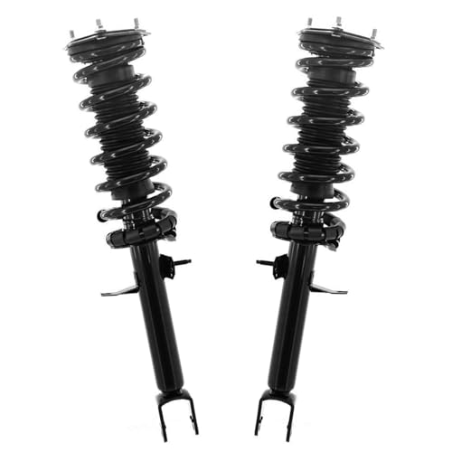 Image of Detroit Axle - RWD Front Struts Kit for 2006 2007 INFINITI M35, 2 Struts with Coil Spring Assembly 2 Sway Bar Links 2 Outer Tie Rod Ends Replacement Suspension Kit