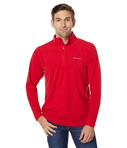 Columbia Klamath Range Ii-Media Cremallera Suéter, Color Rojo, L Para Hombre Columbia Klamath Range Ii-Media Cremallera Suéter, Color Rojo, L Para Hombre