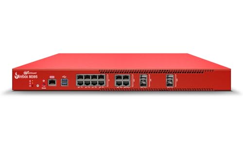 Image of WatchGuard Firebox M395 with 1 Year Basic Security Suite - Rackmount Firewall, 12x 2.5Gb RJ45, 2X 1Gb SFP & 2X 10Gb SFP+ Ports, Midsize Branch Security (WGM39500701)