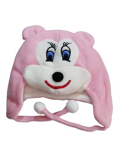 Mickey Baby Kids Hat Winter Warm Fleece Cap Size 6-12 Month (Pink)-image-41