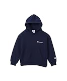 [チャンピオン] パーカー キッズ 長袖 綿100% COTTON USA Loose Fit スクリプトロゴ クルーネックスウェットシャツ ベーシック CK-Y104 ネイビー 100