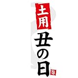 『60cm×180cm（ほつれ防止加工）』お店やイベントに！ のぼり のぼり旗 土用 丑の日