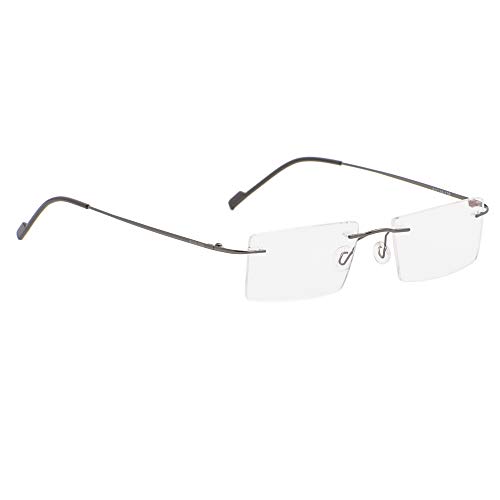 ROYAL SON Rimless Rectangular Spectacle Frame For Men And Women