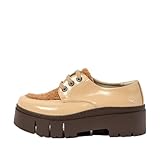 MICROFIBER INSOLE REMOVABLE Art Femme 1765 Leeds Plate-Forme, Champagne, 38 EU