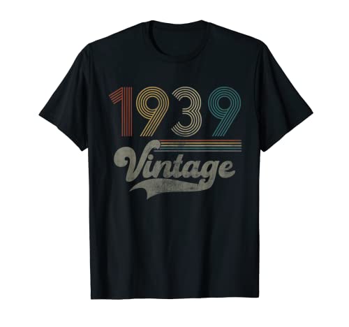 Cumpleaños Vintage 1939 Camiseta