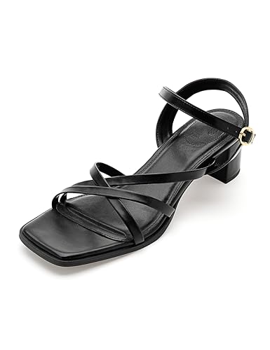 Image of Symbol Premium Women's 'Desk to Dinner' Open Toe Sandals (Ortholite Insole|Stylish Heels)