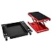Extreme Max 5001.5059 Wide Motorcycle Scissor Jack with Dolly - 1100 lbs.