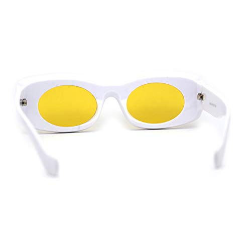 SA106 Womens Unique Concave Thick Mod Plastic Sunglasses4